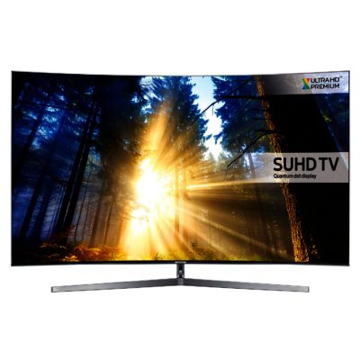 Samsung UE65KS9000 Silver - 65inch 4K Ultra HD Curved TV with Quantum Dot Colour Freeview HD and Built in Wifi 4x HDMI and 3 USB Ports.